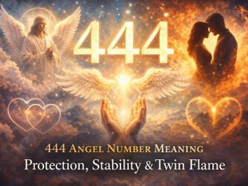 444 Angel Number Meaning: Protection, Stability & Twin Flame